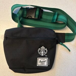 2021 Starbucks Coffee HERSCHEL HIP BLACK  bag brand new.